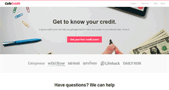 Desktop Screenshot of cafecredit.com